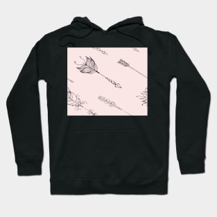 Blush tribal arrows Hoodie